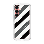 スリムプロテクションプレミアムケース［ Big Stripe - Black × Gray ］