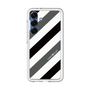 スリムプロテクションプレミアムケース［ Big Stripe - Black × Gray ］
