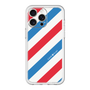スリムプロテクションプレミアムケース［ Big Stripe - Red × Blue ］