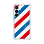 スリムプロテクションプレミアムケース［ Big Stripe - Red × Blue ］