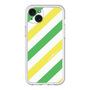 スリムプロテクションプレミアムケース［ Big Stripe - Green × Yellow ］