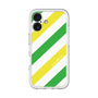 スリムプロテクションプレミアムケース［ Big Stripe - Green × Yellow ］