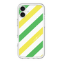 スリムプロテクションプレミアムケース［ Big Stripe - Green × Yellow ］