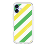 スリムプロテクションプレミアムケース［ Big Stripe - Green × Yellow ］