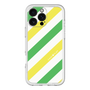 スリムプロテクションプレミアムケース［ Big Stripe - Green × Yellow ］