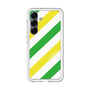 スリムプロテクションプレミアムケース［ Big Stripe - Green × Yellow ］