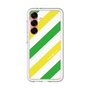 スリムプロテクションプレミアムケース［ Big Stripe - Green × Yellow ］