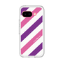 スリムプロテクションプレミアムケース［ Big Stripe - Purple × Pink ］