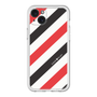 スリムプロテクションプレミアムケース［ Big Stripe - Red × Black ］