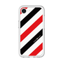 スリムプロテクションプレミアムケース［ Big Stripe - Red × Black ］