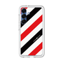 スリムプロテクションプレミアムケース［ Big Stripe - Red × Black ］