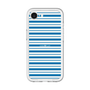 スリムプロテクションプレミアムケース［ Small Border - Blue ］