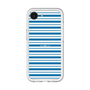 スリムプロテクションプレミアムケース［ Small Border - Blue ］