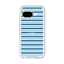 スリムプロテクションプレミアムケース［ Small Border - Blue ］