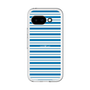 スリムプロテクションプレミアムケース［ Small Border - Blue ］