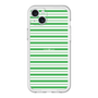 スリムプロテクションプレミアムケース［ Small Border - Green ］