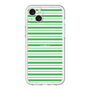 スリムプロテクションプレミアムケース［ Small Border - Green ］