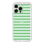 スリムプロテクションプレミアムケース［ Small Border - Green ］