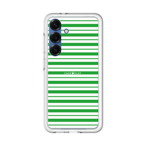 スリムプロテクションプレミアムケース［ Small Border - Green ］