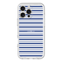 スリムプロテクションプレミアムケース［ Small Border - Navy ］