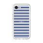 スリムプロテクションプレミアムケース［ Small Border - Navy ］