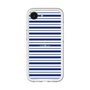 スリムプロテクションプレミアムケース［ Small Border - Navy ］