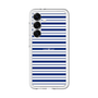 スリムプロテクションプレミアムケース［ Small Border - Navy ］