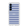 スリムプロテクションプレミアムケース［ Small Border - Navy ］