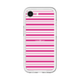スリムプロテクションプレミアムケース［ Small Border - Pink ］