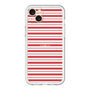 スリムプロテクションプレミアムケース［ Small Border - Red ］