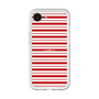 スリムプロテクションプレミアムケース［ Small Border - Red ］