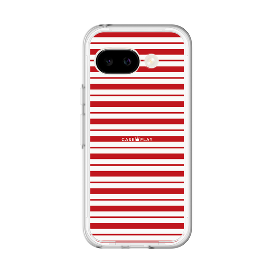 スリムプロテクションプレミアムケース［ Small Border - Red ］