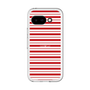 スリムプロテクションプレミアムケース［ Small Border - Red ］