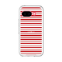 スリムプロテクションプレミアムケース［ Small Border - Red ］