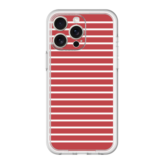 スリムプロテクションプレミアムケース［ Middle Border - Red ］