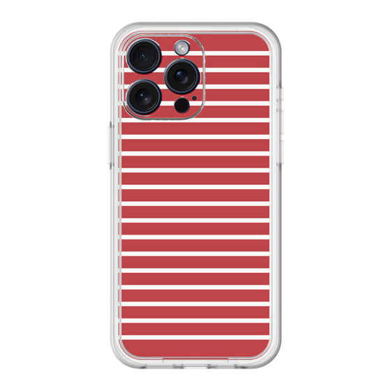 スリムプロテクションプレミアムケース［ Middle Border - Red ］
