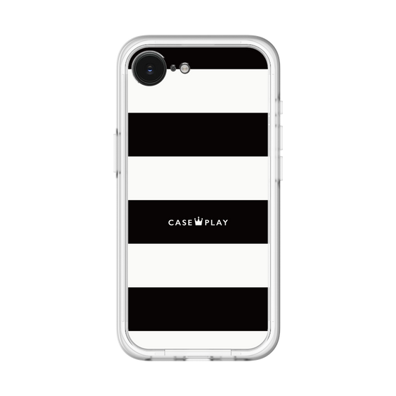 スリムプロテクションプレミアムケース［ Big Border - Black ］