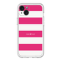 スリムプロテクションプレミアムケース［ Big Border - Pink ］