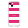 スリムプロテクションプレミアムケース［ Big Border - Pink ］