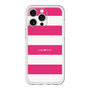 スリムプロテクションプレミアムケース［ Big Border - Pink ］