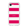 スリムプロテクションプレミアムケース［ Big Border - Pink ］