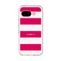 スリムプロテクションプレミアムケース［ Big Border - Pink ］