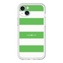 スリムプロテクションプレミアムケース［ Big Border - Green ］
