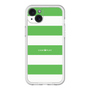 スリムプロテクションプレミアムケース［ Big Border - Green ］