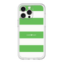 スリムプロテクションプレミアムケース［ Big Border - Green ］