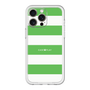 スリムプロテクションプレミアムケース［ Big Border - Green ］