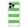 スリムプロテクションプレミアムケース［ Big Border - Green ］