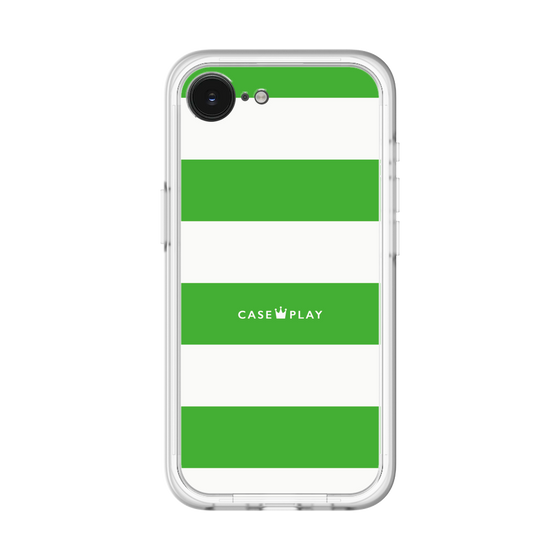 スリムプロテクションプレミアムケース［ Big Border - Green ］