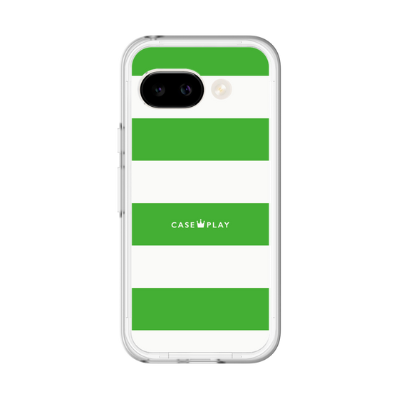 スリムプロテクションプレミアムケース［ Big Border - Green ］