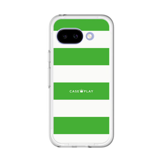 スリムプロテクションプレミアムケース［ Big Border - Green ］